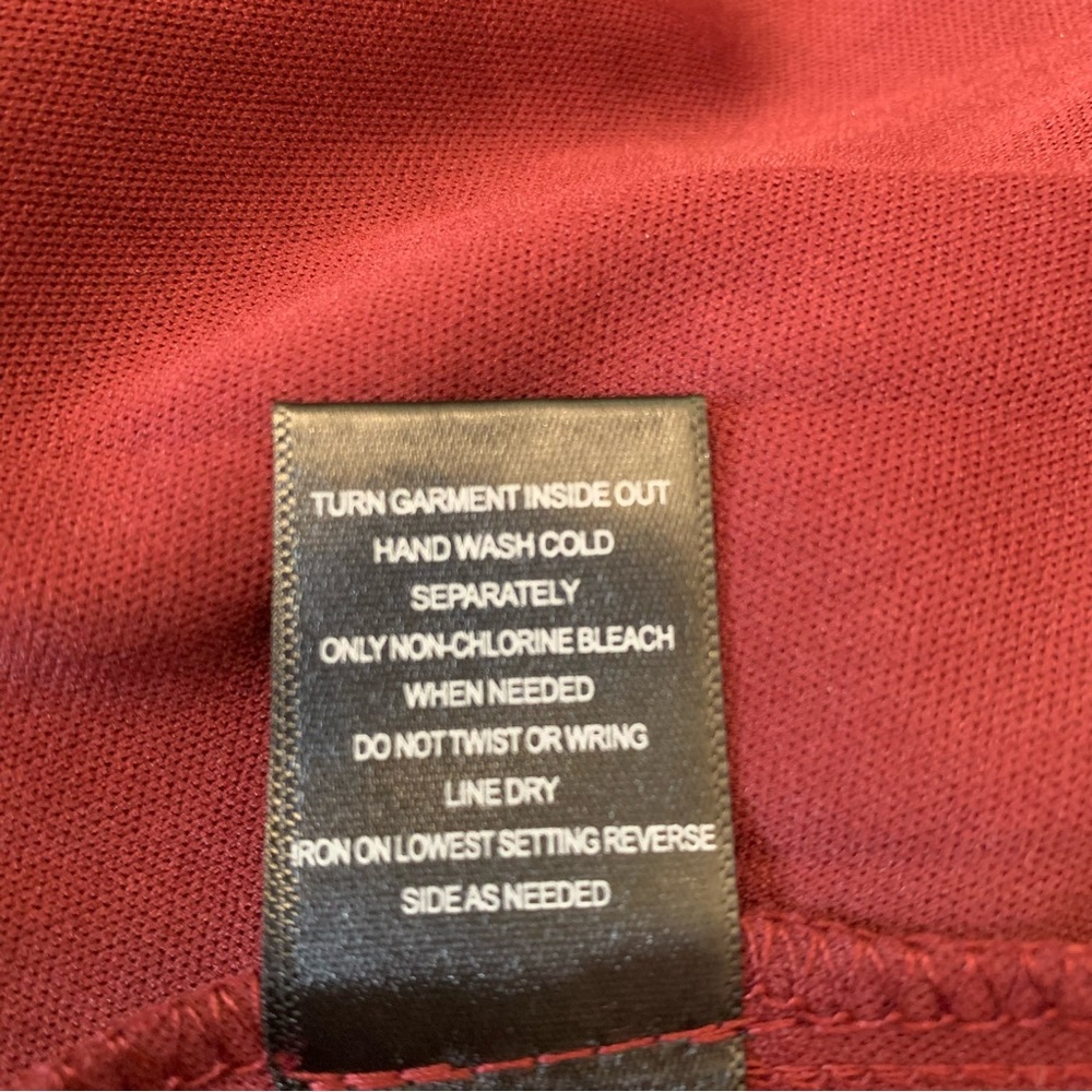 Chic Long Sleeve Burgundy Tiered Dress - Picture 15 of 16